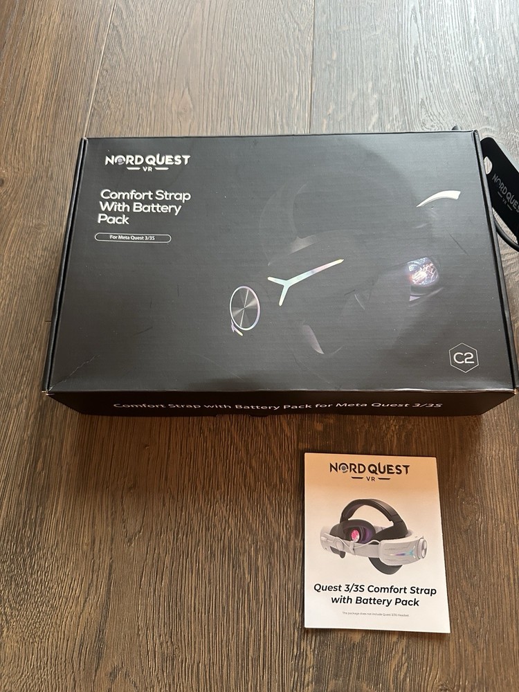 NordQuest VR Quest 3/3S Comfort Strap with Battery Pack - New