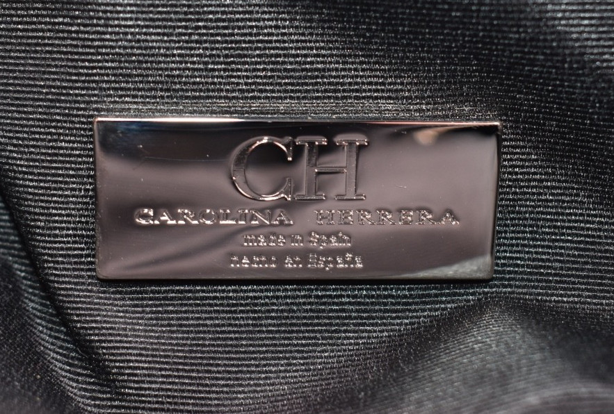 Carolina Herrera Sequoia Leather Toiletry Case - Black