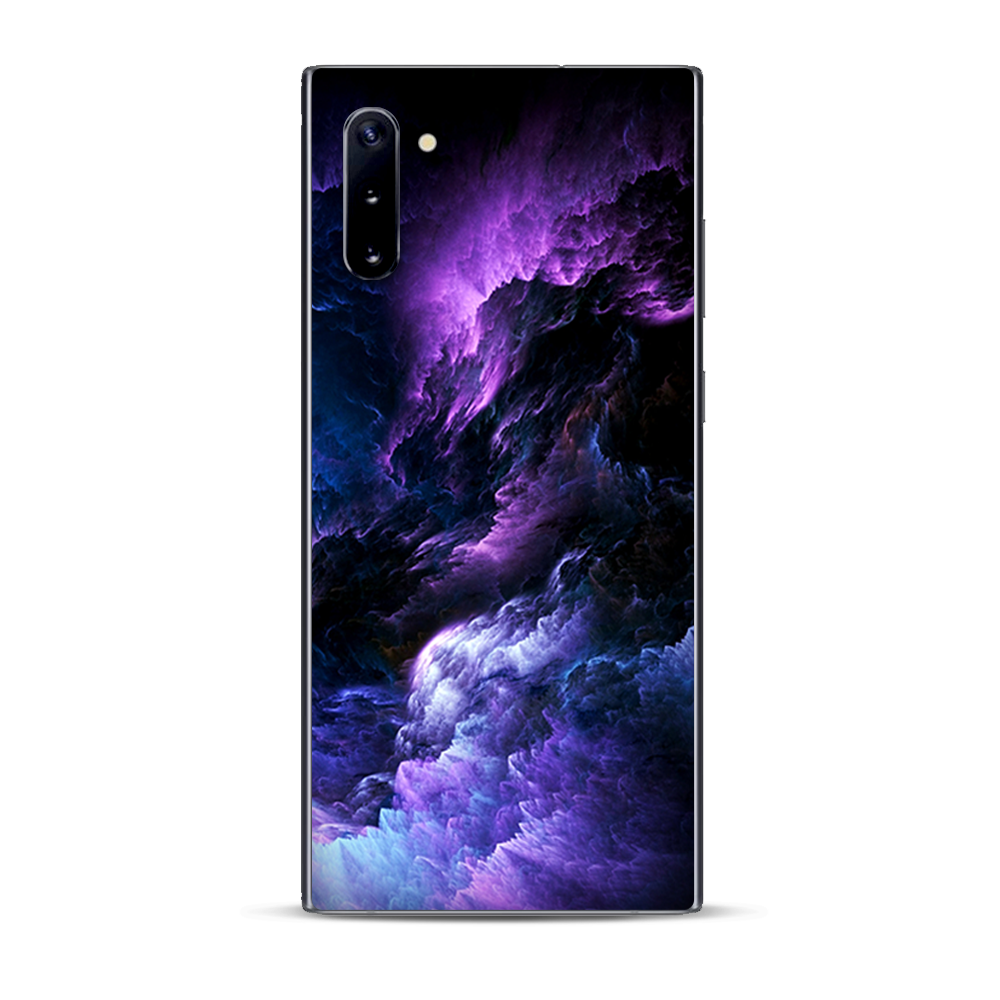 Skins Decal Wrap for Samsung Galaxy Note 10 purple storm clouds