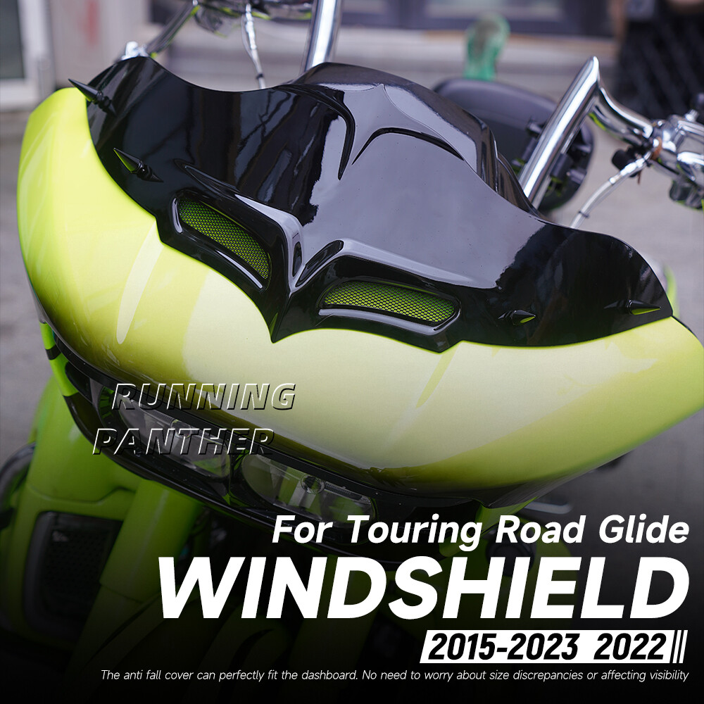 2015-2023 Black Wave Windshield Windscreen Fairing For Harley Touring Road Glide