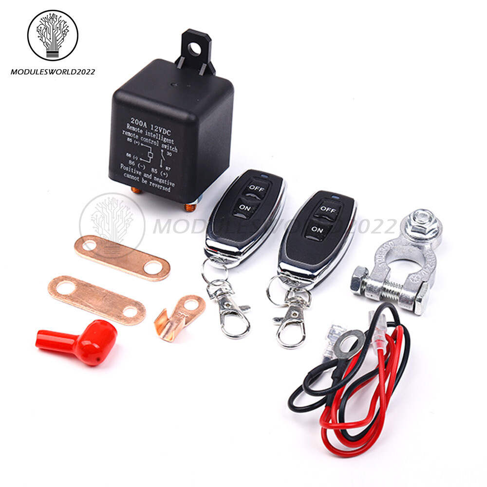 DC12V 200A Universal Car Relay Wireless Remote Control Switch Automotive Relay