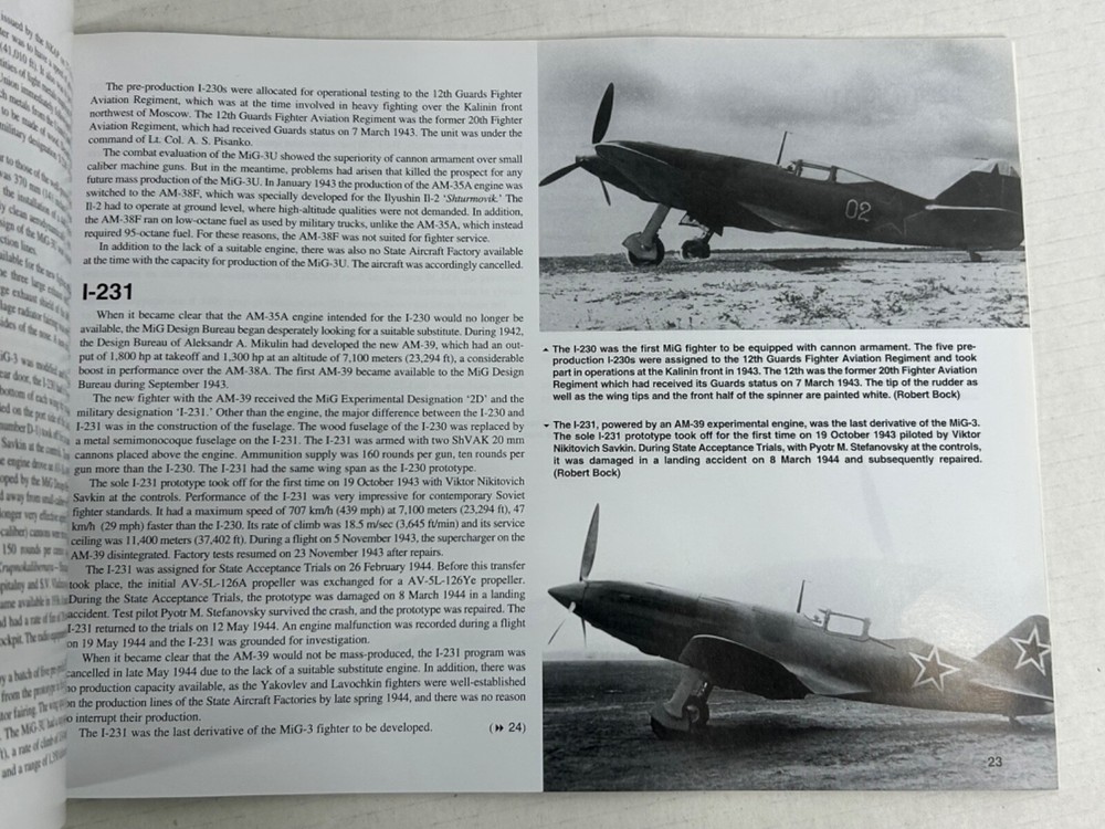 Early MIG Fighters In Action Book