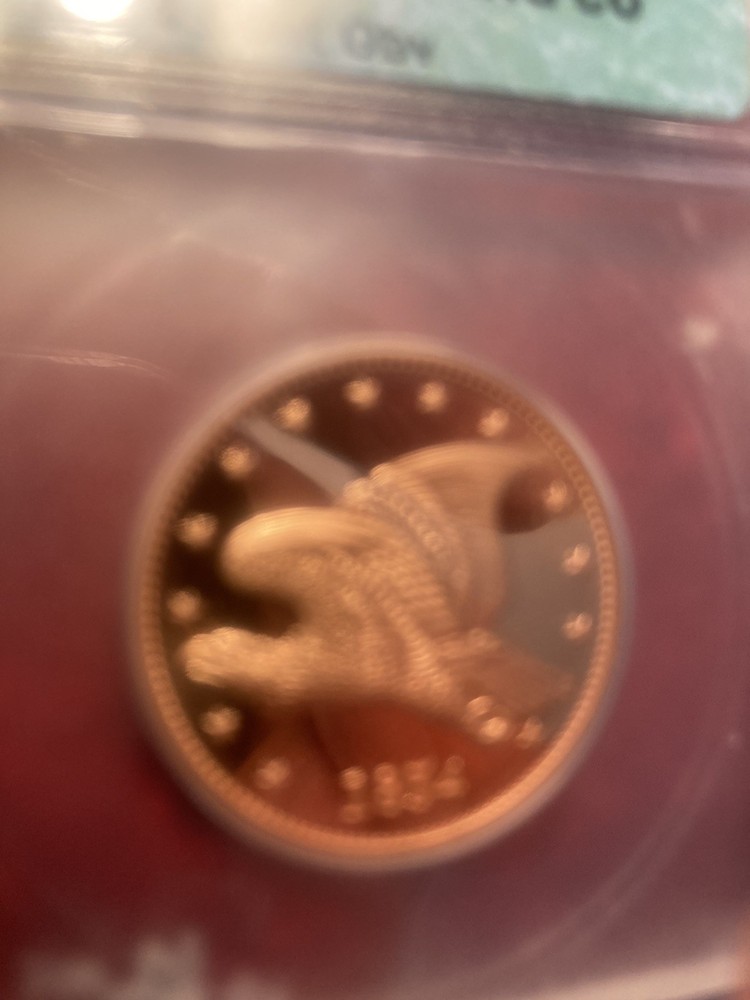 Commemorative 1854 Flying Eagle Grove Minting 2011 PR 69. Lot# 291