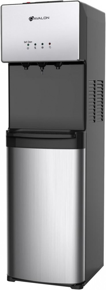 Bottom Loading Water Cooler Dispenser Self Cleaning Purifies Hot And Cold Spout