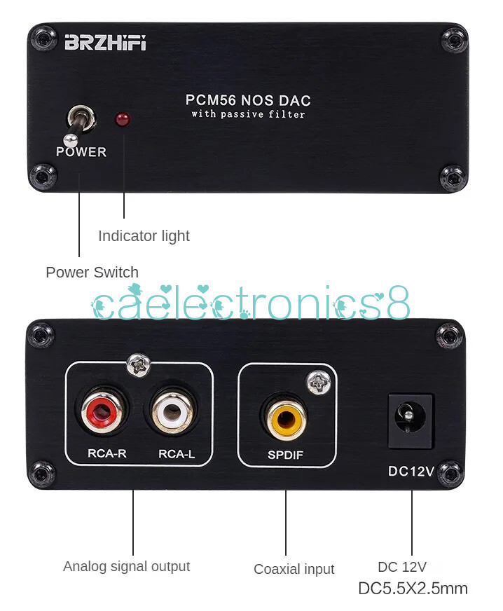 PCM56 Classic HIFI Decoder Board Coaxial Digital To Analog Audio DAC Decoder