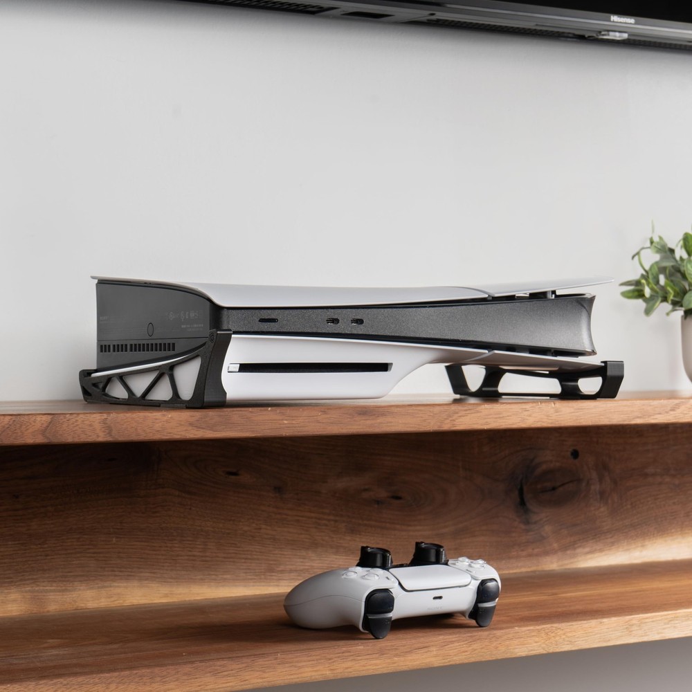 Skates - Horizontal Stand with PS5 Slim (Black)