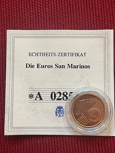 San Marino 1 EURO cent 2006 UNC