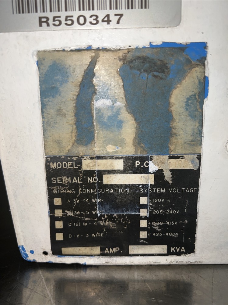OSCO Control Box. Model Number Worn Off