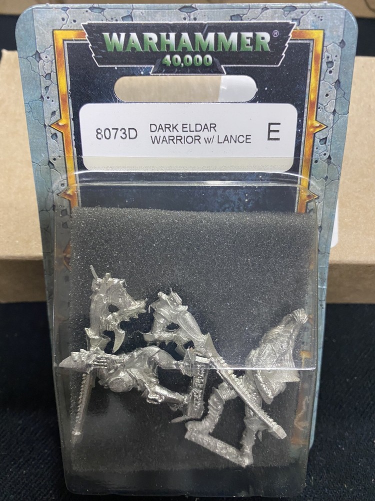Warhammer 40K #8073D Dark Eldar Warrior w/ Lance New Sealed