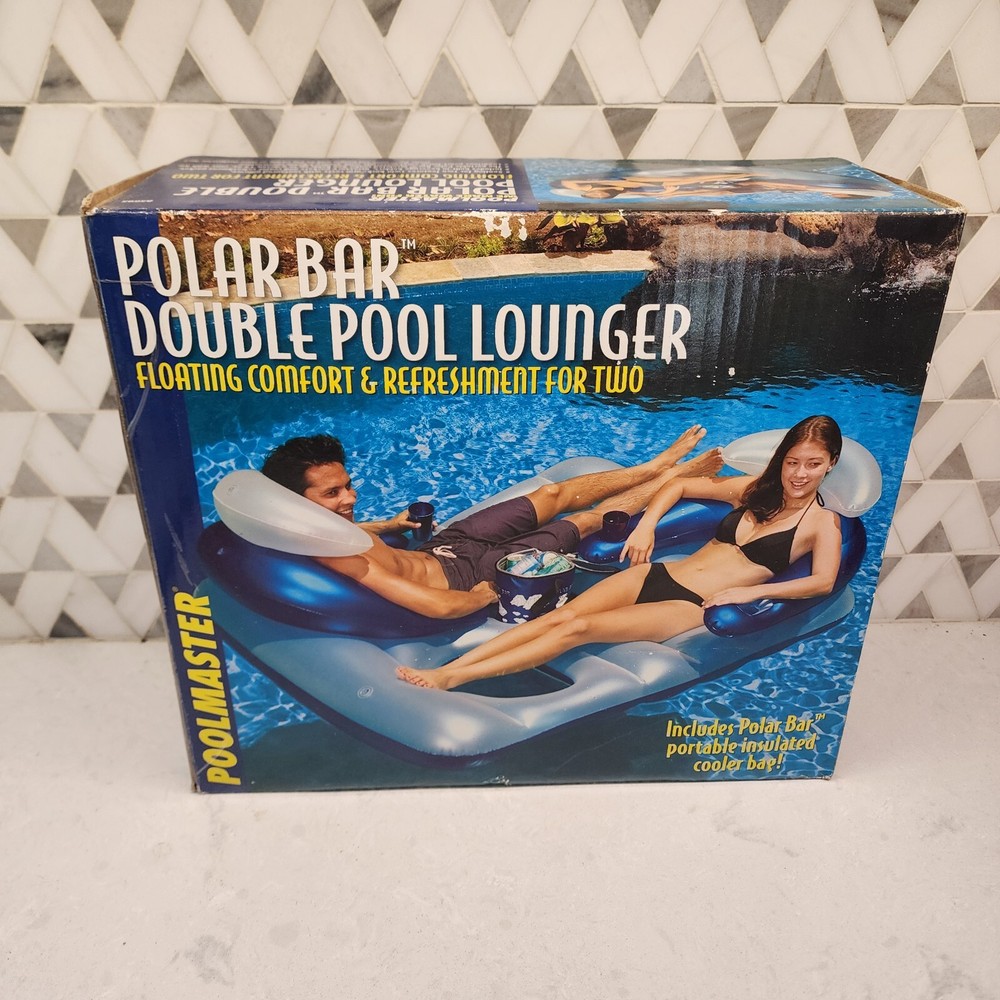 Pool Master Polar Bar Double Pool Lounger Double Swimming Pool Float. New 2002