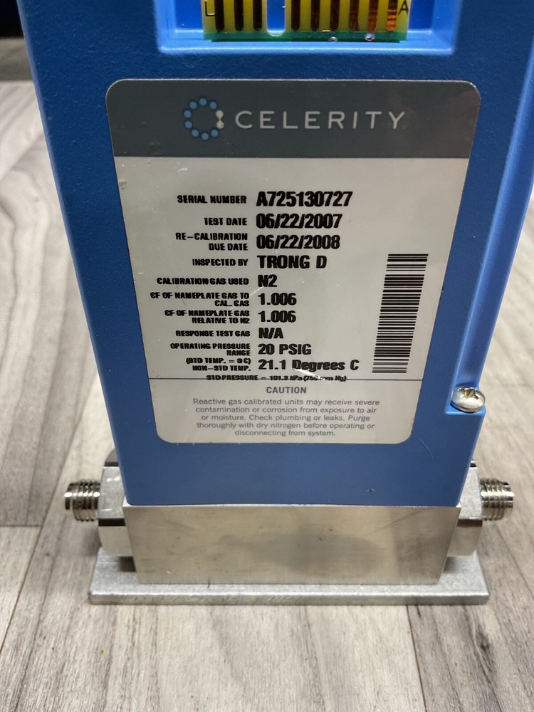 Celerity FM380 Mass Flow Controller #4023D95PR6