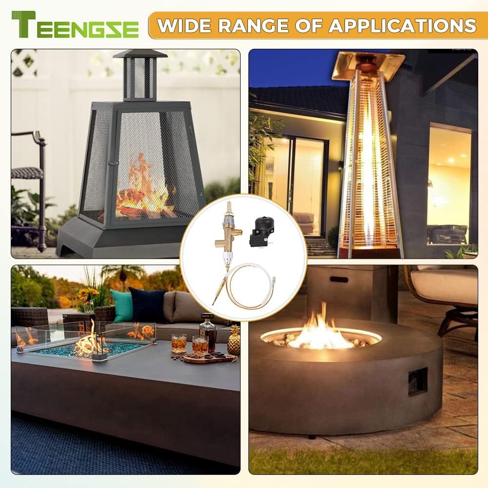 Replace Gas Patio Heater Thermocouple Sensor & Dump Switch Main Control Valve