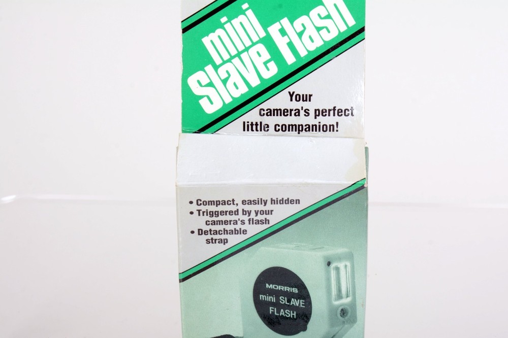 Morris Mini Slave Flash - Tiny, Self standing, Optical Slave - Mint, Open Box