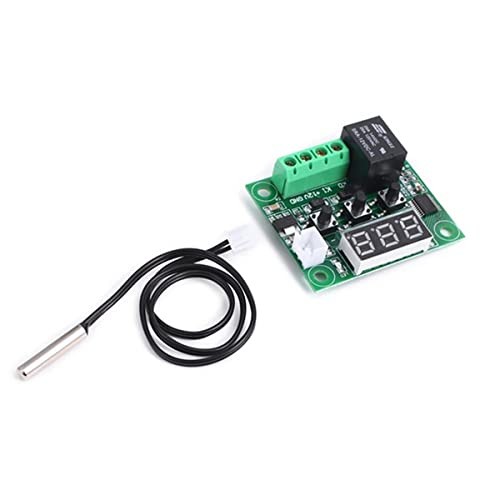 2pcs W1209 12V DC Digital Temperature Controller Board Micro Thermostat -50