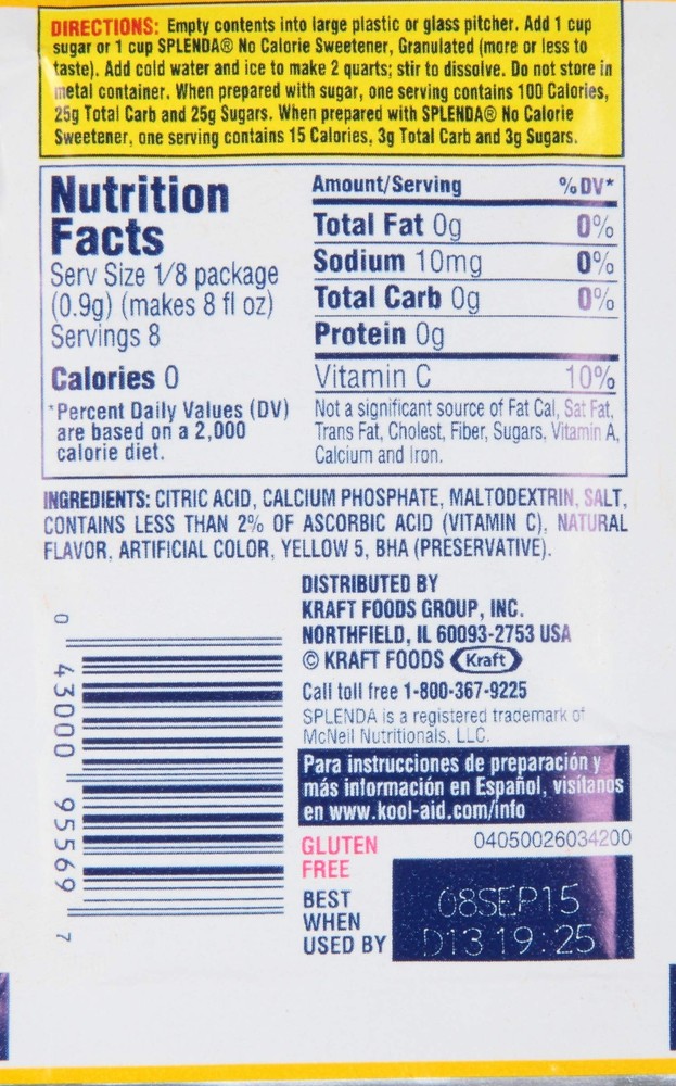 Kool Aid Lemonade Drink Mix (96 Packets)