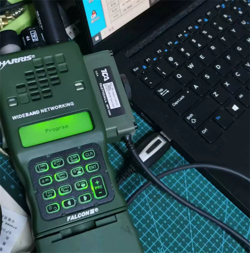 US NOW! 1PC TCA/PRC-152A Programming Cable Write Frequency Line Black Data Cable