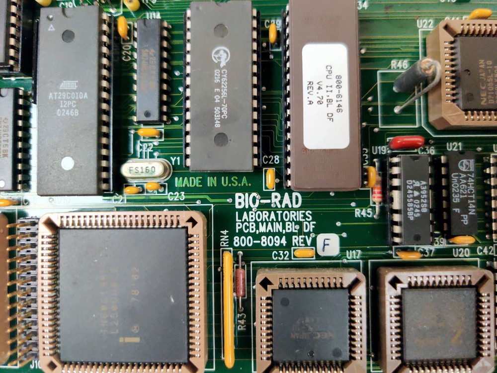 Bio-Rad Duo-Flow Chromatography Workstation 800-8094 PCB Main Board w Cables