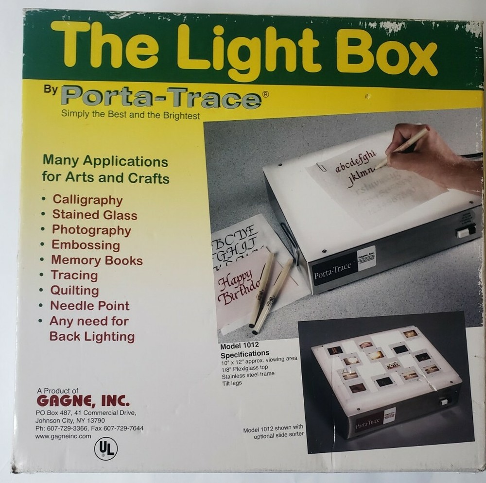 The Light Box Porta-Trace Model 1012-1 Tested works great