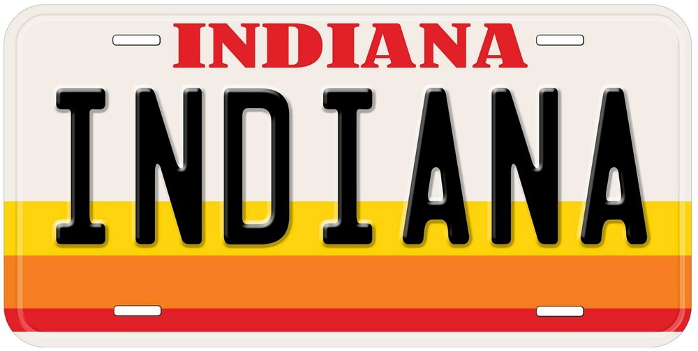 Indiana 1981 Personalized Car License Plate Any Text