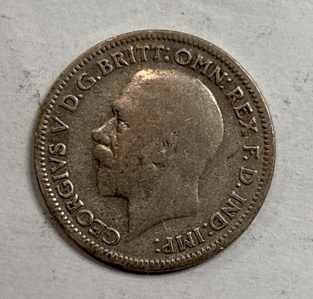 1936 British Silver! 6 Pence! ENN Coins