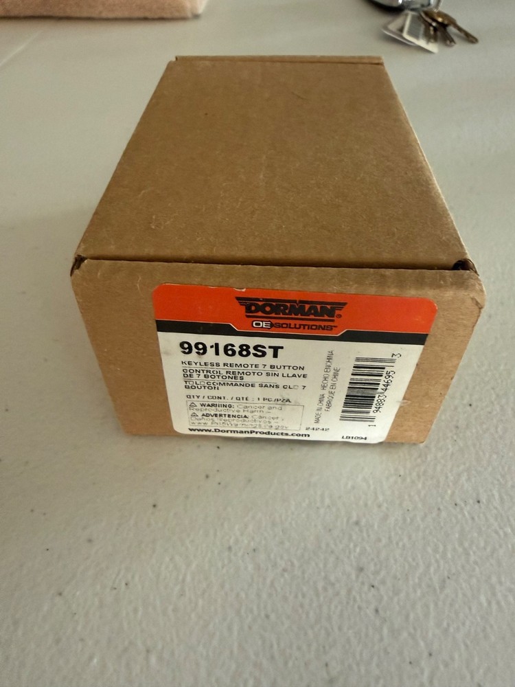 DORMAN OE SOLUTIONS 99168ST Keyless Entry Transmitter
