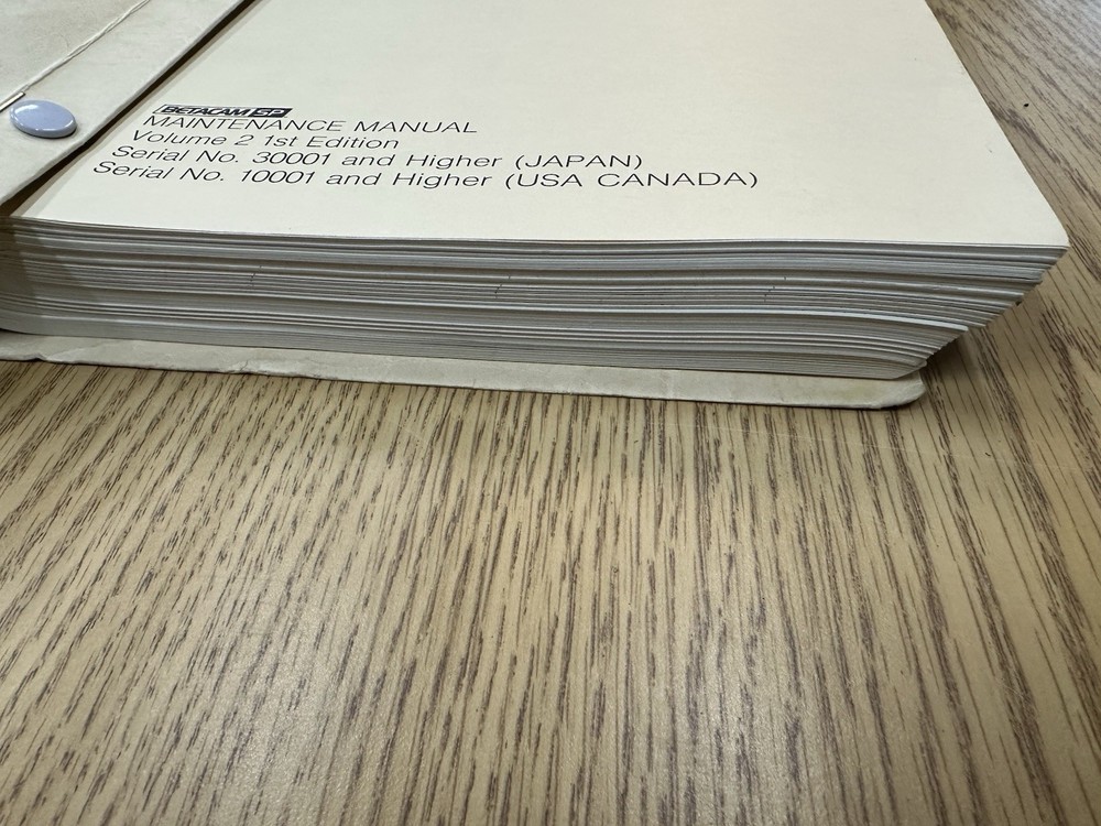 Sony BVW-400A Maintenance manual - Betacam