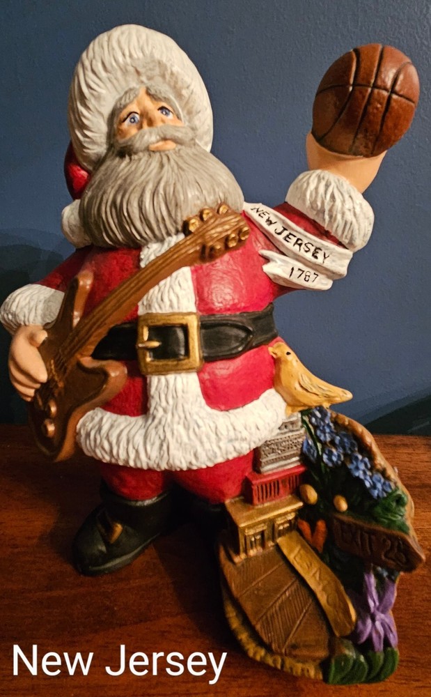 State Santa Claus Figurines (Handpainted, Sold Separately)