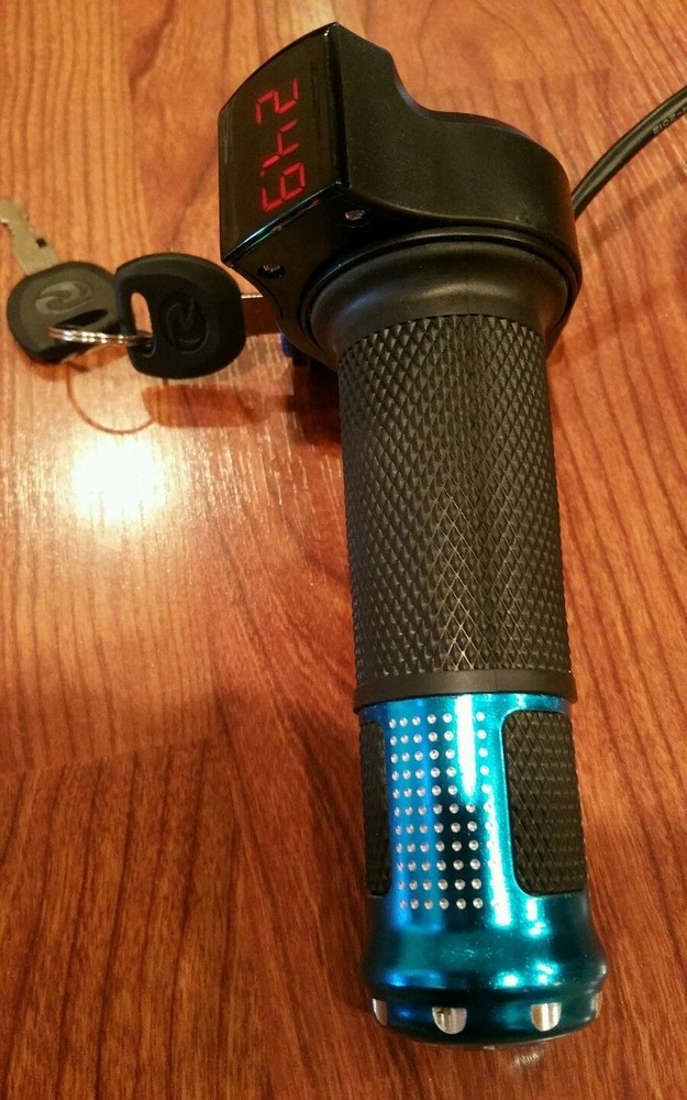 36 VOLT DIGITECH THROTTLE WITH HANDLE GRIP FOR SCOOTER OR E BIKE EBIKE