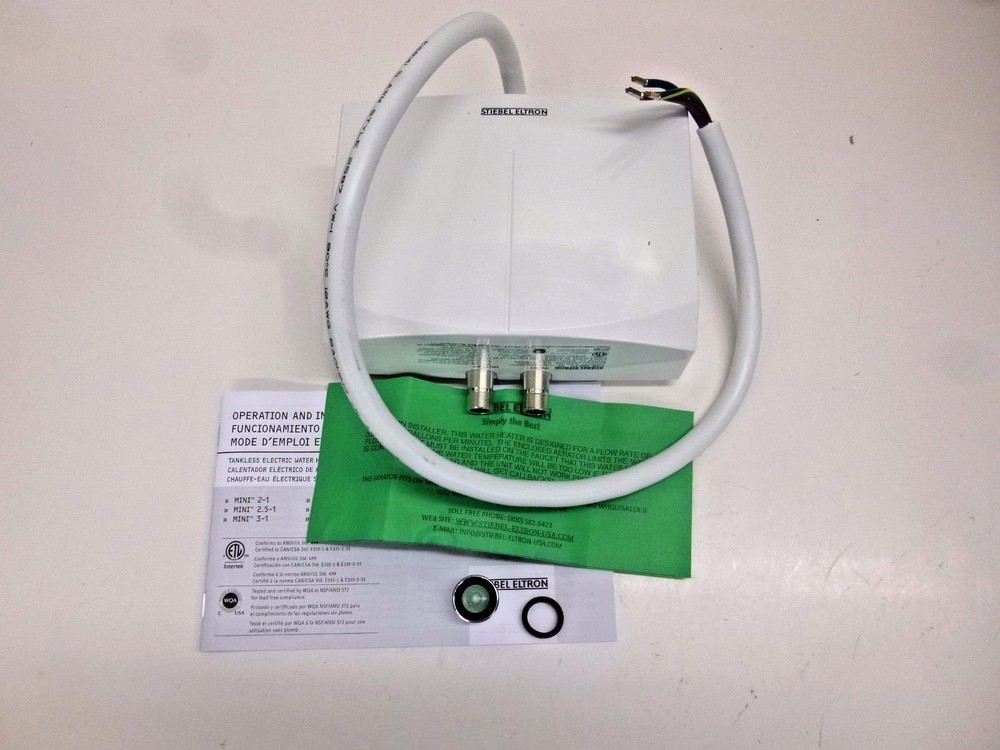 NEW!! STIEBEL ELTRON 4G MINI TANKLESS ELECTRIC WATER HEATER, 240 VAC, SHC-4