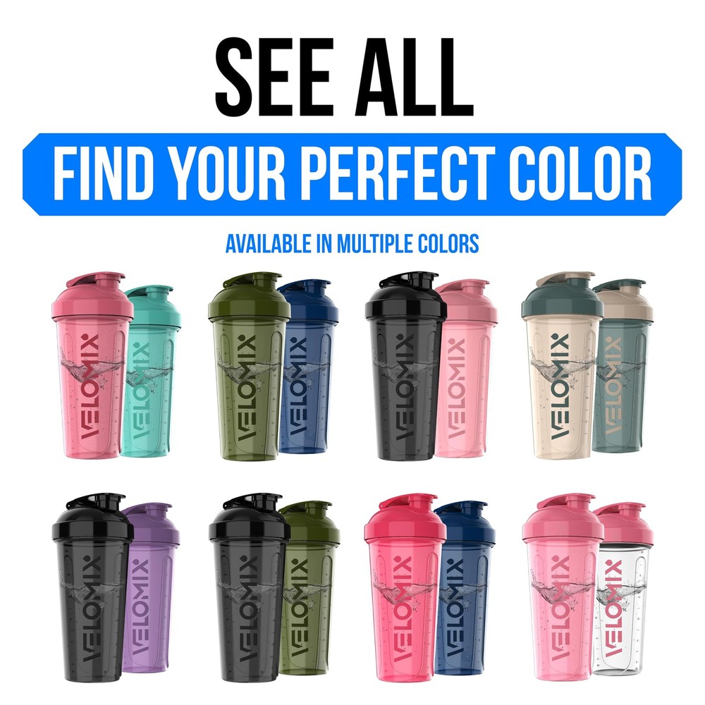 2 Pack 28Oz Protein Shaker Bottles with Wire Whisk Leakproof Shaker Cups