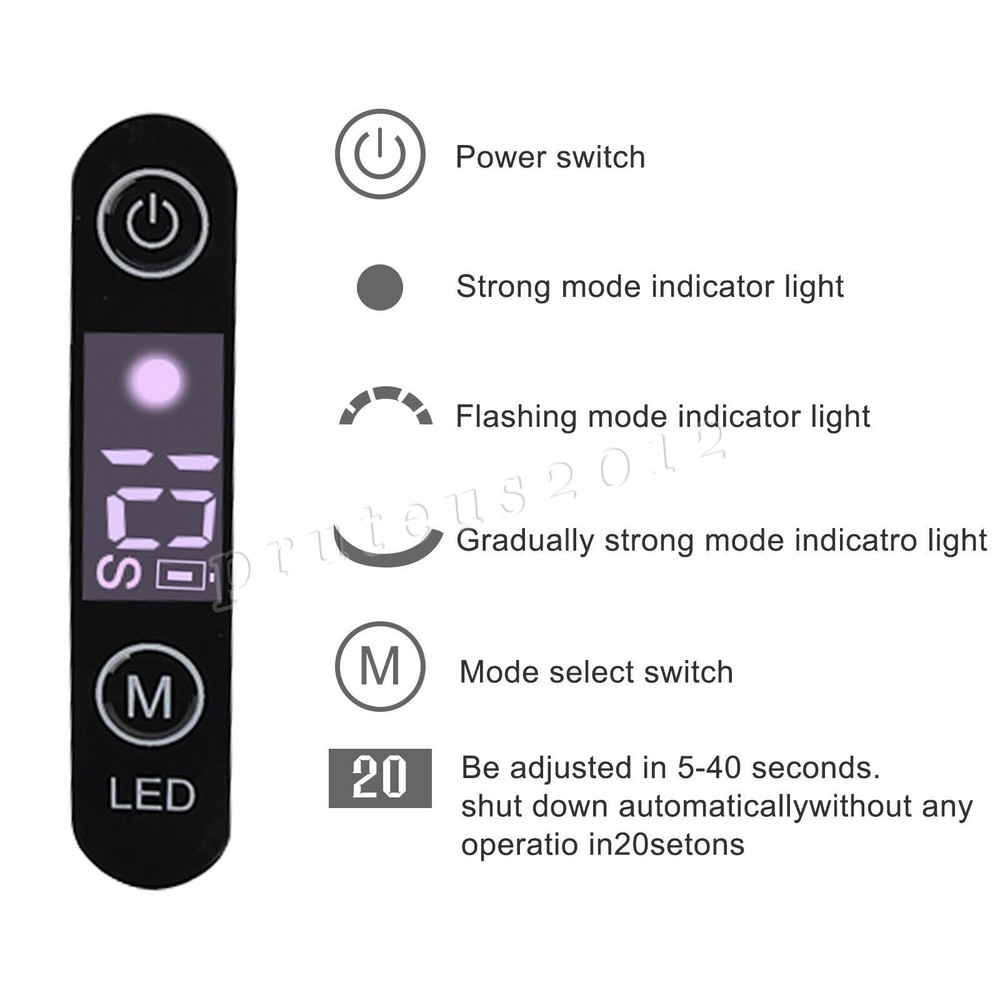 Professional Dental LED Curing Light Lamp Wireless Cordless 2000MW Optional