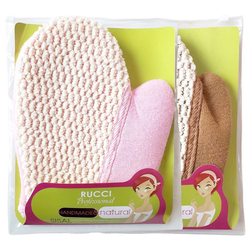 Rucci Natural Sisal Exfoliating Bath Glove