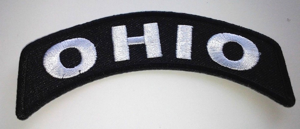 OHIO (4") Biker Rocker Patch P1463 E