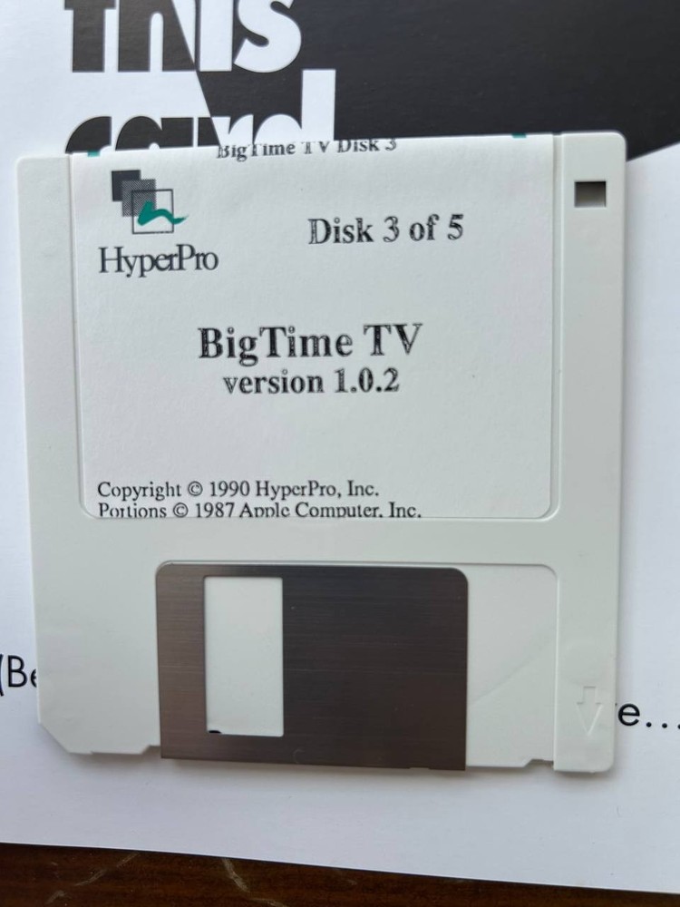 Vintage HyperPro BigTime TV. Multimedia Video Authoring System