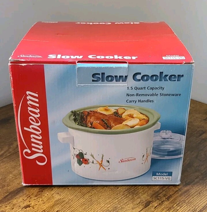Sunbeam Slow Cooker 1.5 Quart Capacity Model SC115