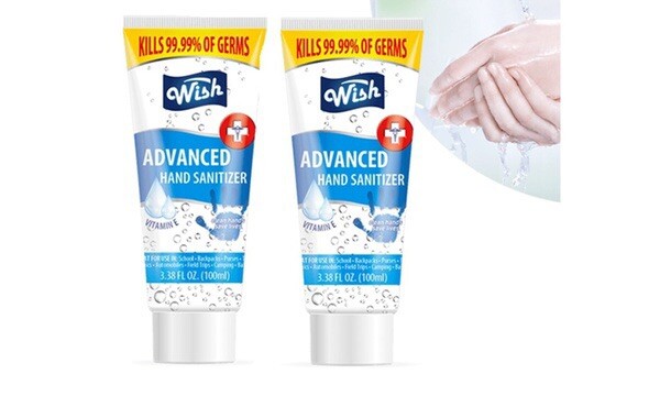 Wish Advanced Sanitizer 3.38 fl oz