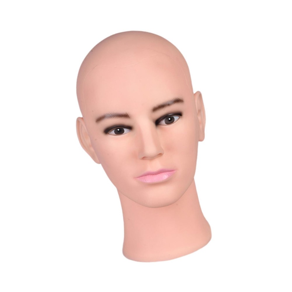 Male Mannequin Head Model Stable Smooth Wig Display Model