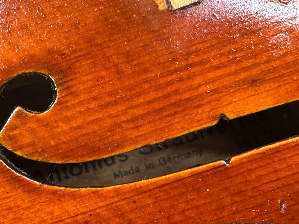 German Stradivarius Copy Violin With Case
