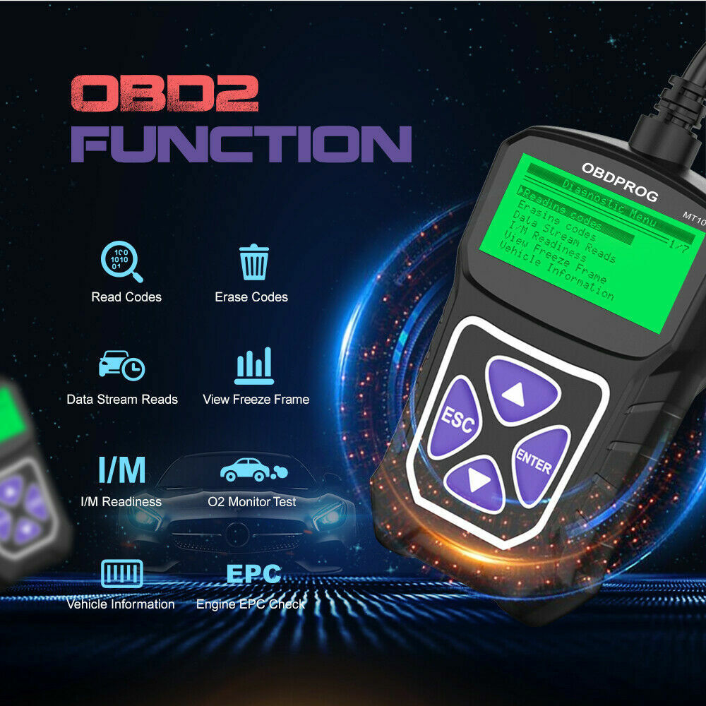 Automotive OBD Scanner Car Code Reader OBD2 Check Engine Light Diagnostic Tool