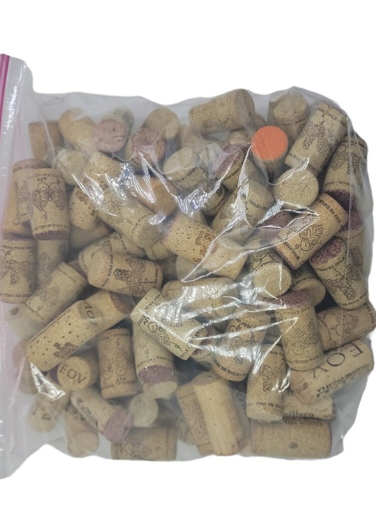 Over 100 Used Craft  Wine Corks No Plastic Nice Variety