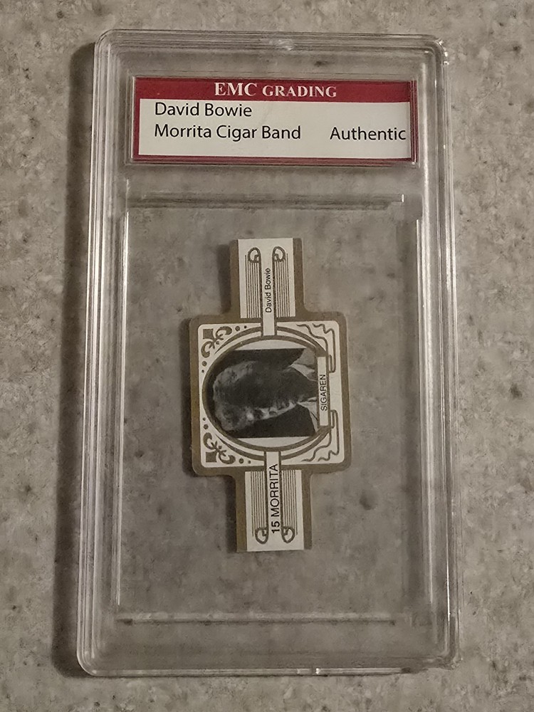David Bowie Morrita Cigar Band Authentic Graded and Encapsulated