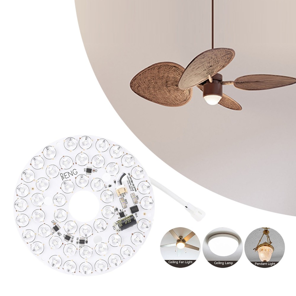 Dimmable LED Ceiling Fan Light Panel For Home Decoration Excellent