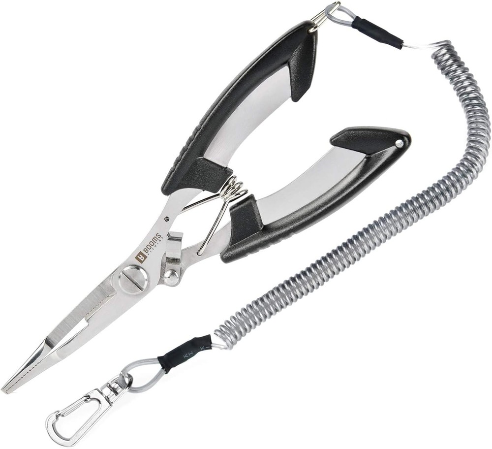 Booms Fishing Pliers H01 Braid Cutters Split Ring Hook Remover Tool