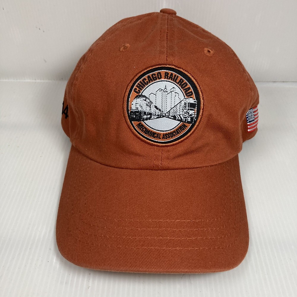 Cap /Hat - CHICAGO Railroad Mechanical Association 2014 Brown Adjustable