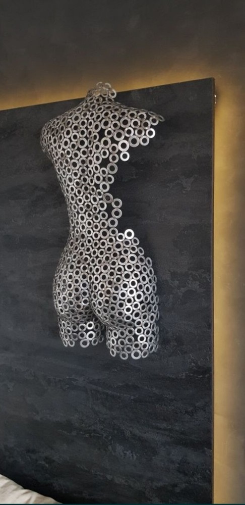 Metal figure on the wall - Handmade