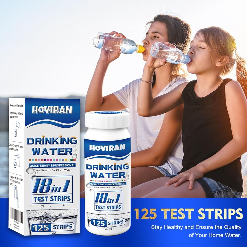 Water Testing Kits for Drinking Water, 125 Ct Drinking Water Test Strips
