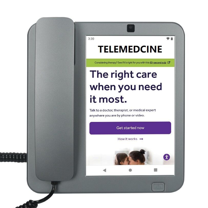 SIM Card Android Fixed Wireless Desktop Telephone Touch Screen Smart Video Phone