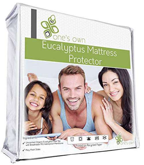 Full/Double Size Premium Hypoallergenic Eucalyptus Waterproof Mattress Protector