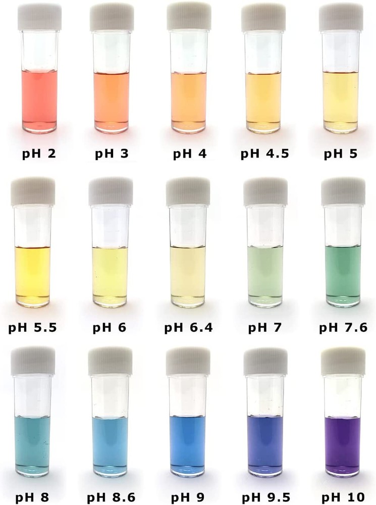 pH Indicator Test Drops, pH 2.0-10.0, 0.5 pH Intervals, 100 Tests