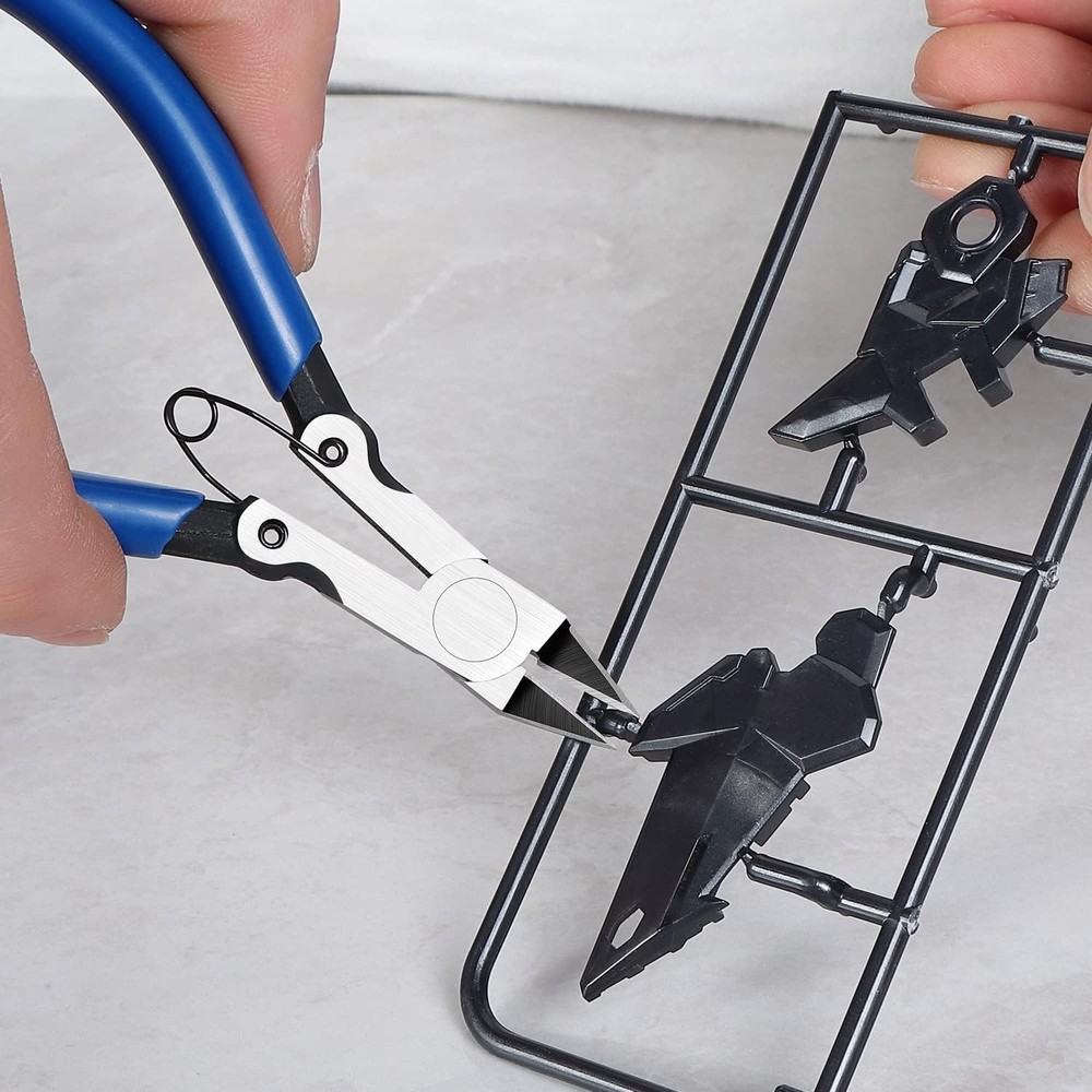 IGAN-330 Flush Cutters, Precision Wire Cutter, 5''x1, Blue